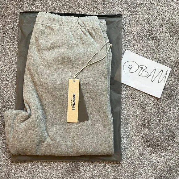 FOG - Fear of God Essentials Dark Oatmeal Joggers - (READ DESCRIPTION) - Picture 2 of 8